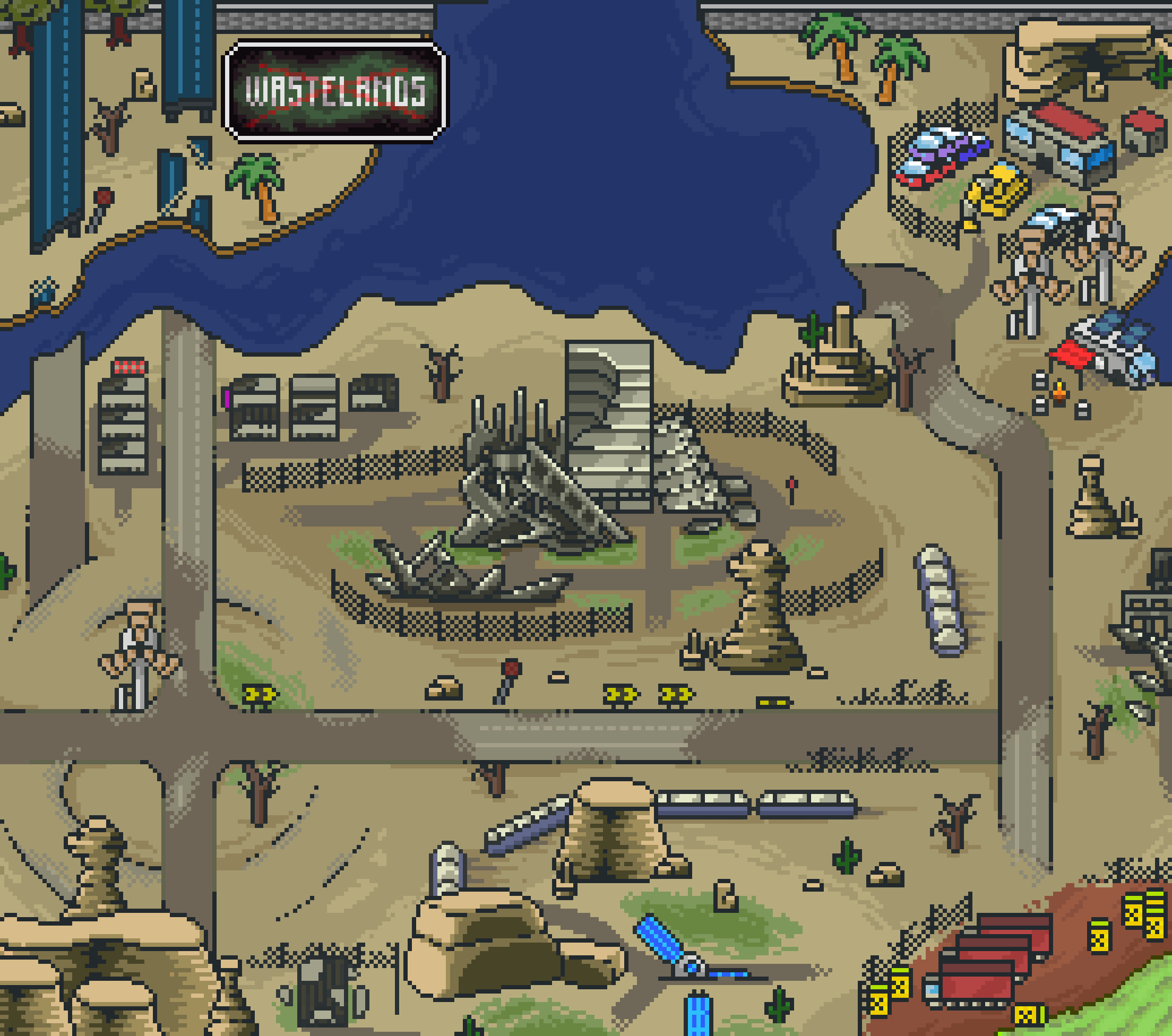 Wastelands map